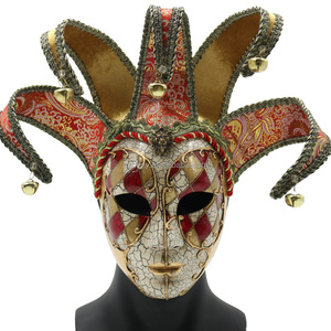 Chất lượng cao nhựa đám cưới Joker <span class=keywords><strong>Jester</strong></span> mặt nạ Venetian phong cách Masquerade bóng trang phục cho Venice Đảng Halloween DIY mặt trang trí nội thất - Product Image 5