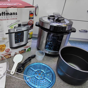 <span class=keywords><strong>Robot</strong></span> de cuisine Hoffmans de haute qualité 14 en 1, cuiseur à pression électrique 6L 1000W, fonction de friture profonde pour restaurant, hôtel, restauration - Product Image 1