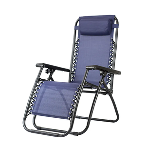 Silla Reclinable <span class=keywords><strong>Plegable</strong></span> de Jardín y Exterior al por Mayor Ajustable de Gravedad Cero para Playa y Piscina - Product Image 2