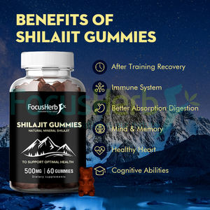 Focusherb Complément énergétique naturel à l'acide fulvique Gommes de Shilajit de l'Himalaya de qualité dorée - Product Image 4