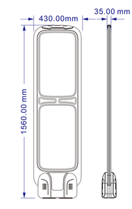Retail Anti Theft Alarm <b>System</b> Clothes Shop <b>EAS</b> AM Security Antenna 58Khz - Product Image 2