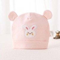 Bonnet bébé en coton doux et élasthanne, respectueux de la peau, bonnet extensible pour nouveau-né, bonnet bébé pour le printemps et l'automne, unisexe, 0 à 3 mois