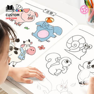 สมุด<span class=keywords><strong>ระบายสี</strong></span>ปกอ่อนออกแบบได้ตามต้องการสำหรับเด็กปกและกระดาษออฟเซ็ตกิจกรรมการวาดภาพระบายสีบริการพิมพ์สี - Product Image 2