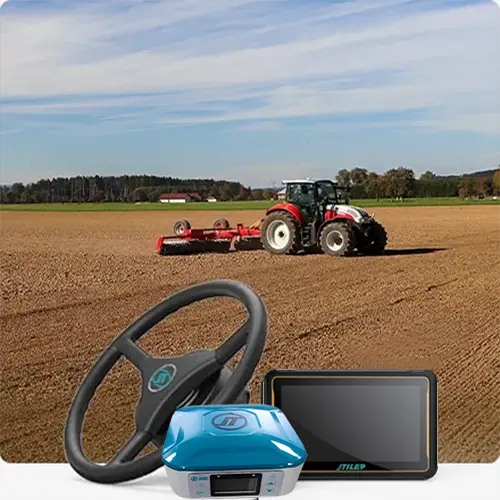 Alat pertanian presisi sistem kemudi otomatis untuk navigasi traktor gps