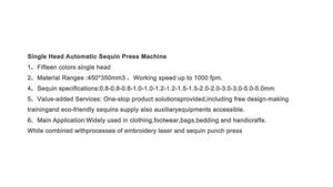 เครื่องปักอุตสาหกรรมอัตโนมัติ GC-A1201-<span class=keywords><strong>ASP</strong></span> 450*350มม. 12เข็มหัวเดี่ยวเลื่อมแบนแกนมอเตอร์คอมพิวเตอร์ใหม่ - Product Image 2