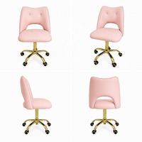 Fauteuil de Salon de Manucure Pivotant et Réglable en Hauteur, Siège en Cuir Luxe Léger pour Studio de Beauté – Vente Directe en Gros