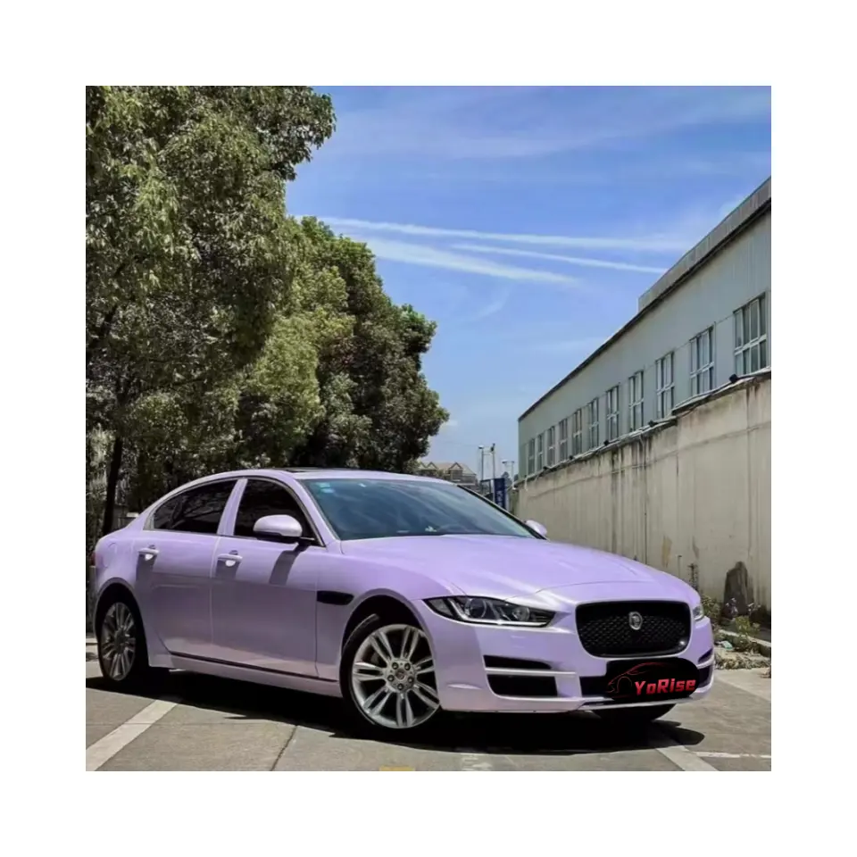 Envoltura de vinilo para coche metálica superbrillante a prueba de UV colorida de PVC PET superventas púrpura