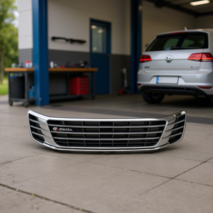 Grille avant chromée Gracill pour Volkswagen Golf 15-17, style Edge, pièce de mise à niveau en métal, nouvelle installation - Product Image 2