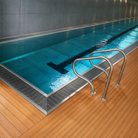 Piscine modulaire hors sol en acier inoxydable avec structure en acier préfabriquée