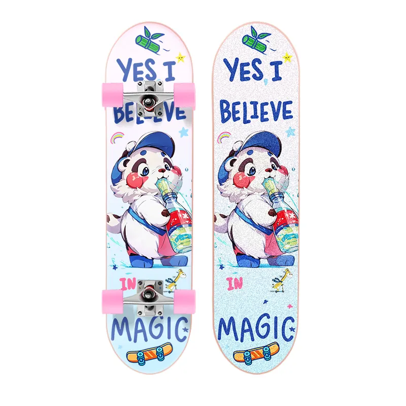 Aisamstar vendita calda su misura 31 pollici 7 strati di legno di acero completo Skate Board Skateboard per principianti bambini adulti