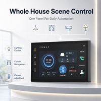 Interrupteur mural KNX avec écran tactile IPS, contrôle de scène, produits pour maison intelligente, automatisation domestique, interrupteur tactile intelligent KNX pour villa et hôtel