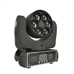 דיסקו dj 6*15w 90w led קרן אור ראש נע לאירועים