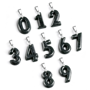 Colgante de Gallo con Números Arábigos de Jadeíta Natural Genuina de Grado A, Chapado en Oro sobre Plata S925, Regalo Budista - Product Image 4