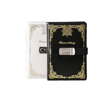 A5 PU Leather Business Style Promotional <b>Binder</b> <b>Notebook</b> Customized Logo Multifunctional Password Lock Silk Screen Printed - Product Image 2