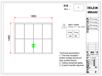 Ventana de elevación eléctrica de ventilación de ventanas corredizas de vidrio de aluminio con ventanas de elevación eléctricas antipellizcos infrarrojas