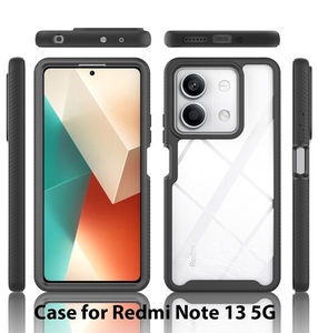 Custodia rigida in acrilico morbido TPU Anti-knock <span class=keywords><strong>Cover</strong></span> trasparente per paraurti custodia per telefono <span class=keywords><strong>Xiaomi</strong></span> Redmi Note <span class=keywords><strong>13</strong></span> 5G <span class=keywords><strong>Cover</strong></span> posteriore - Product Image 2