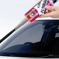 GORVIA P303 310ml Mastic polyuréthane pour pare-brise, adhésif pour l'installation de vitres automobiles, étanchéité et anti-vibrations