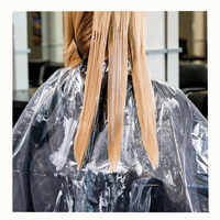 Cape de Coiffure/Barbier et Tablier en PE Jetables de Bonne Qualité à Prix Abordable pour Salon de Beauté