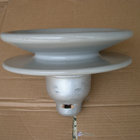 Isolateur de suspension en porcelaine anti-pollution à double abri YONGCELE XWP1-70, haute distance de fuite, 10KV 50/60Hz, pour ligne aérienne