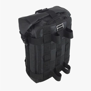 摩托车探险硬壳干燥包 黑色 EVA 碳纤维 13L*2 中号（1 对） - Product Image 2