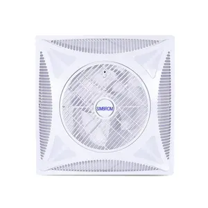 Ventilateur de plafond de bureau de salle de bain 600*600mm 14 pouces avec télécommande avec lumière fabriqué à foshan ventilateur de plafond à usage domestique