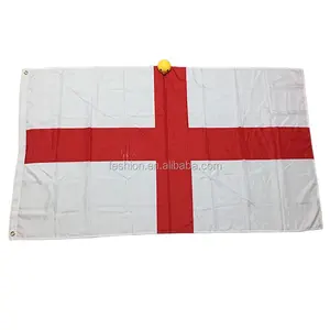 Haute qualité 100D Polyester royaume-uni angleterre drapeau ST George drapeau 3x5 FT Red Cross National Flag