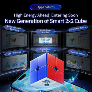 ลูกบาศก์ MOYU <span class=keywords><strong>WeiPo</strong></span> V5 AI Smart 2x2 ไจโรสโคป แกนแม่เหล็ก ผ้าคลุมลูกบาศก์ ลูกบาศก์พลาสติกแม่เหล็ก ลูกบาศก์ความเร็ว ของเล่นเด็ก - Product Image 5