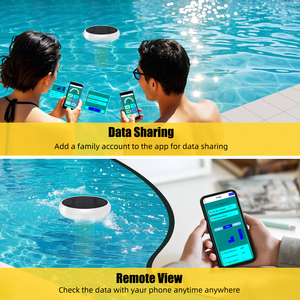 <span class=keywords><strong>Misuratore</strong></span> di <span class=keywords><strong>Cloro</strong></span> e <span class=keywords><strong>pH</strong></span> a Energia Solare WIFI 7 in 1, Monitor Impermeabile per Qualità dell'Acqua con Misurazione di <span class=keywords><strong>Cloro</strong></span>/TDS/EC/ORP/Salinità/TEMP per Piscine - Product Image 3