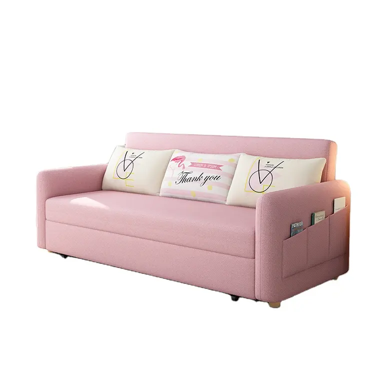 Ekintop modern new design folding bed cum sofa 3 seater sofa bed