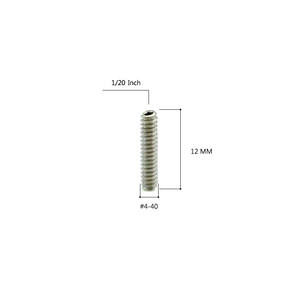 Fábrica personalizada GR5 guitarra eléctrica bajo Hardware titanio Floyd Rosa <span class=keywords><strong>Fender</strong></span> Musicman juego de sillín pulgadas incluye pernos de tornillo - Product Image 5