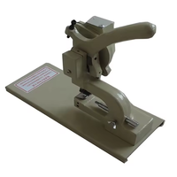 Machine à œillets de poinçonnage manuelle de 4mm pour tissu publicitaire, vêtement, sac en papier, rideau