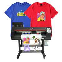 Imprimante numérique DTF sans bordure Locor A1 XP600 I1600 I3200 60cm 2/4 têtes pour t-shirts, nouvelle conception, encre pigmentée, sécheuse à four, impression 600mm