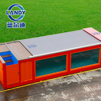 Conteneur d'expédition 40ft Revêtement de piscine Anti-poussière Imperméable Conteneur d'expédition Revêtement de piscine à vendre