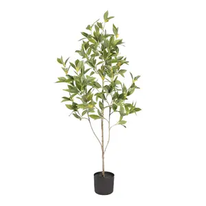 Hot Garden Green Foliage Bay Leaf Artificial Topiary Tree