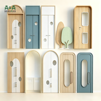 Portes intérieures modernes SLS personnalisées pour enfants, insonorisées et thermiquement isolées, mobilier de porteuse de style dessin animé, vente en gros, sur mesure, pour usage résidentiel