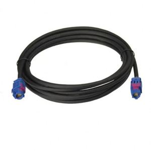 Connecteur type z hsd à sertir, 10 pièces, 4 broches, installation de câble RF droit, type plante tesla, noir/9001 - Product Image 5