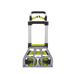 Folding Hand Truck Aluminum Luggage <b>Trolley</b> Heavy Duty Moving Cart 120 Kg Capacity <b>Portable</b> Warehouse Ramp - Product Image 3