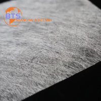 Tissu non tissé en polyester 100 % ODM/OEM, respirant, thermocollé, à fibres longues, imprimé à pois, uni, poids moyen, antistatique