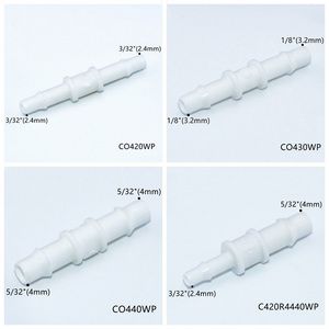 Réduction de tube d'identification en plastique blanc <span class=keywords><strong>1</strong></span>/<span class=keywords><strong>8</strong></span> "X 5/32" raccord droit en PP à <span class=keywords><strong>2</strong></span> voies pour imprimante à solvant UV - Product Image 4