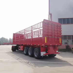 Semirremolque de 3 Ejes para Ganado, de 20-40 Toneladas, para Animales como Cerdos y Ovejas, con Valla Alta, Fabricante Profesional, Mejor Vendedor - Product Image 2