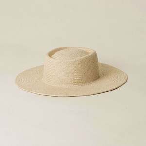 Sombrero de Playa de Paja Flexible con Protección Solar para el Verano, Sombrero de Paja Toquilla de Lujo para Mujer - Product Image 1