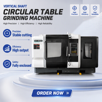 Machine de rectification de surface CNC à broche verticale et table rotative, haute efficacité pour semi-conducteurs, alliages d'acier et cristaux