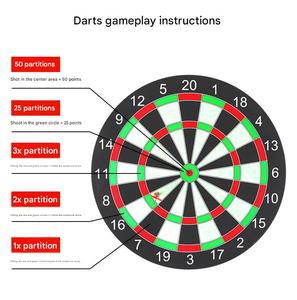 Wholesale Professional 17" New Home Entertainment Plastic Magnetic Board Safe for Kids-Throw <b>Dart</b> Game With 6 - Product Image 4