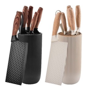 Juego de Cuchillos de Cocina de 6 Piezas, Hoja Recubierta de Acero Inoxidable, Cuchillo de Chef, Juego de Cuchillos para Cortar, Utensilios de Cocina para el Hogar - Product Image 5