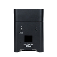 RGBWA UV sans fil batterie LED Par Lights E27 Projecteurs de base pour les fêtes de mariage DMX512 Mode de contrôle