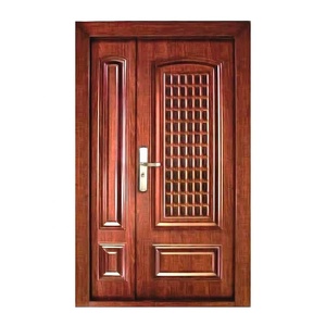 Phipulo, <span class=keywords><strong>puerta</strong></span> de acero de alta seguridad asequible, <span class=keywords><strong>Puerta</strong></span> de Hierro reforzado con entrada principal de diseño moderno para el hogar - Product Image 6