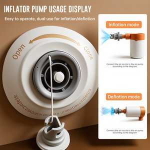 Lit de <span class=keywords><strong>matelas</strong></span> pneumatique avec housse, détanant, <span class=keywords><strong>gonflable</strong></span> en PVC, confort pneumatique, voyage, lit <span class=keywords><strong>gonflable</strong></span> pour femmes enceintes avec pompe - Product Image 3