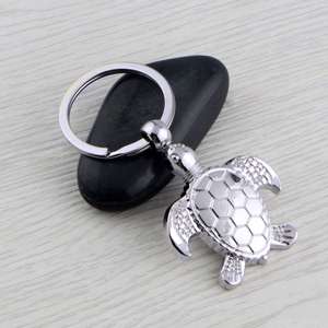 Promotion Personalized <b>Custom</b> Logo Vintage Fashion Sea Turtle 3D Metal Key Ring Funny Keychain Souvenirs Purse Charms - Product Image 2