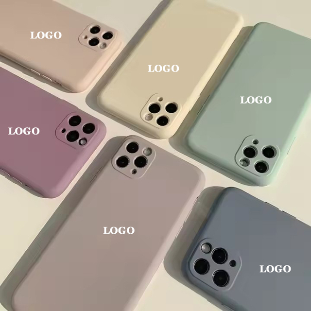 Custom Design Fashion PP Silicone Mobile Phone Accessories 3D Printed LOGO Size with Screen Saver Mobile Phone Case