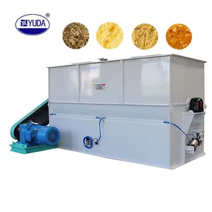 YUDA SLHY1 500kg/batch Automatic Horizontal Ribbon Powder Mixing Machine Animal Feed Mixer